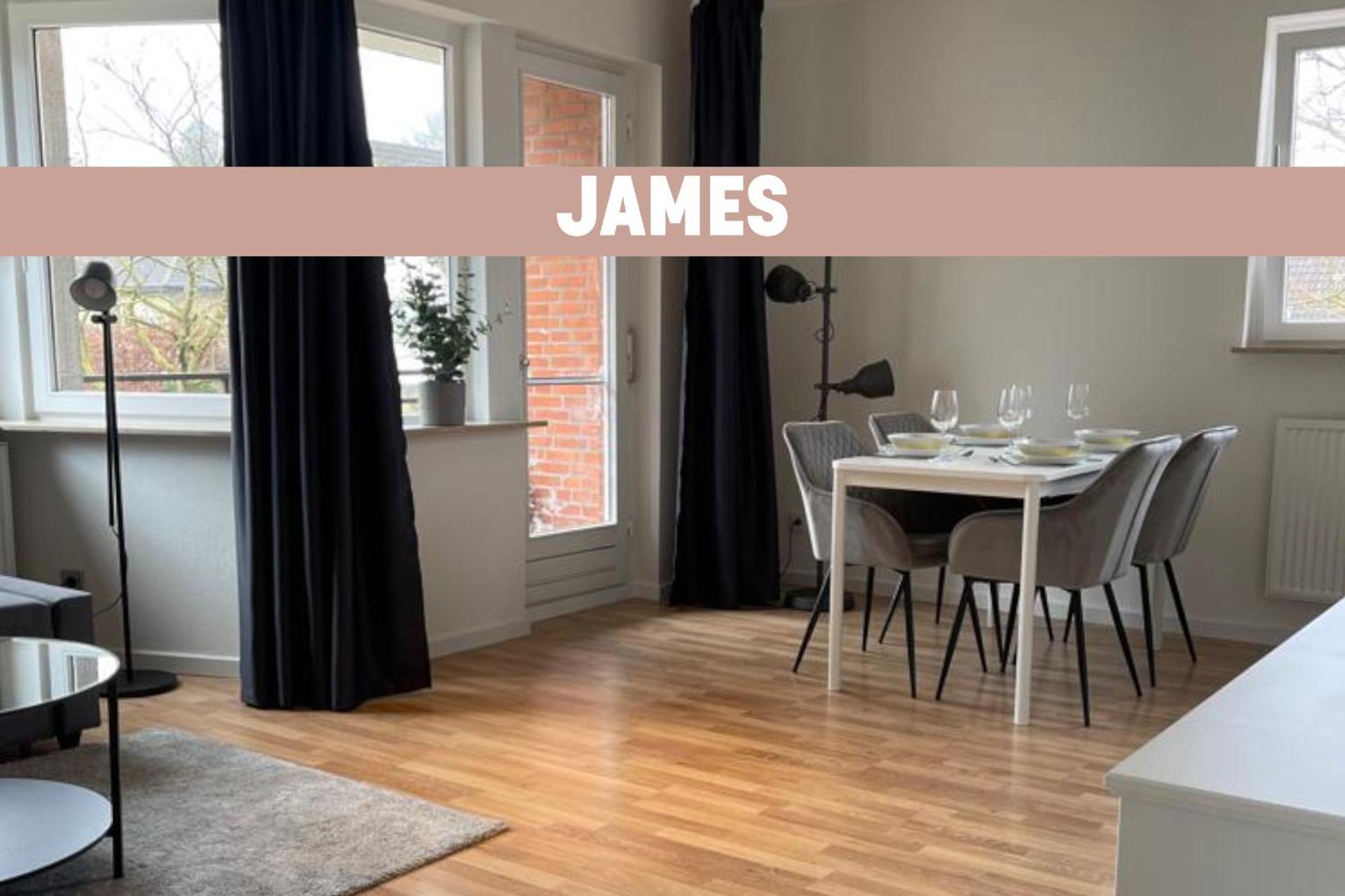 James -Ferienwohnung Mit Balkon In Strand Und Wald Naehe フレンスブルク エクステリア 写真